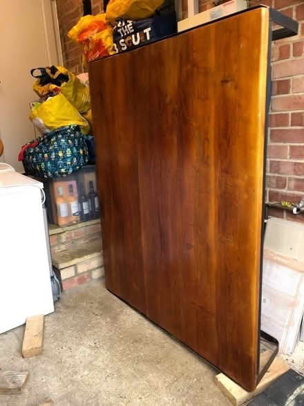 Photo of free Large industrial-style wooden coffee table (North Hinksey OX2) #1