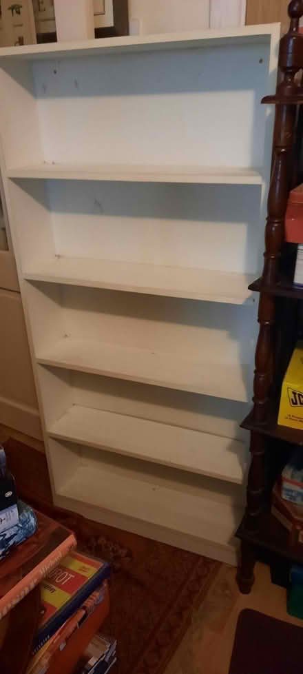 Photo of free small white book case (Carshalton SM5) #1