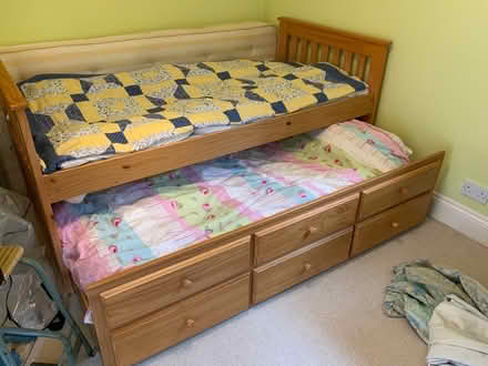 Photo of free Single bed with trundle bed (Warminster BA12) #3