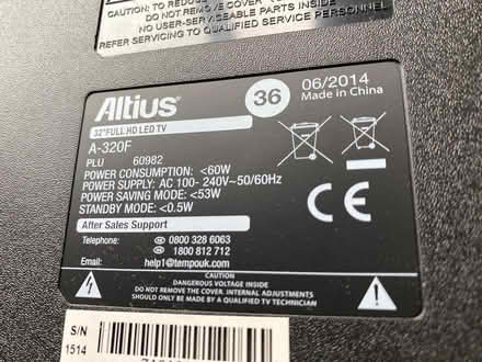 Photo of free 32inch HD TV (B90 Shirley) #2