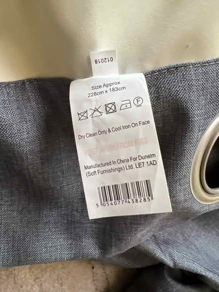 Photo of free Lined Grey curtains (North Baddesley) #2
