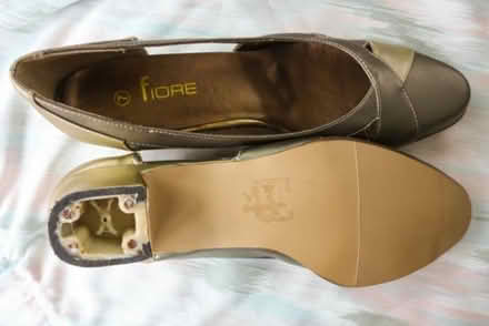 Photo of free Gold very slim fit shoes size 7 (Emsworth PO10) #2