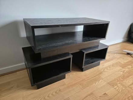 Photo of free TV stand - Black wood (Island Gardens E14) #1