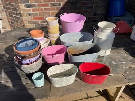 Photo of free Various indoor flower/bulb pots (Seaford BN25) #1
