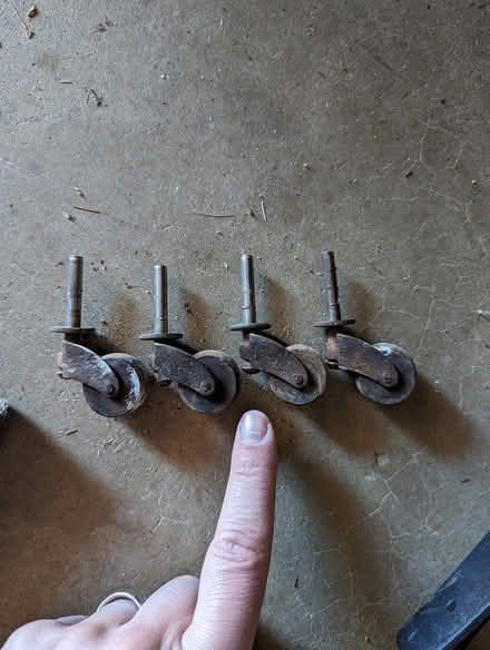 Photo of free 4 little furniture wheels (Vienna Hunter Mill) #2