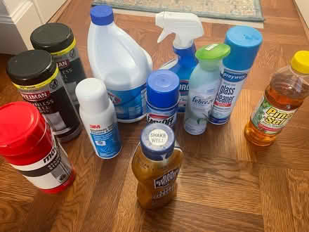 Photo of free Assorted cleaning products (11201) #1