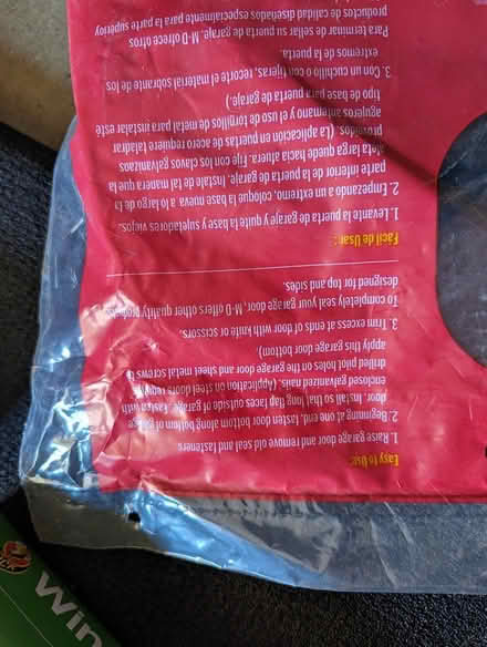 Photo of free Brand new garage door seal (Vienna Hunter Mill) #1