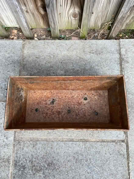 Photo of free Metal flower box (Capitol Hill, Duncan St NE) #2