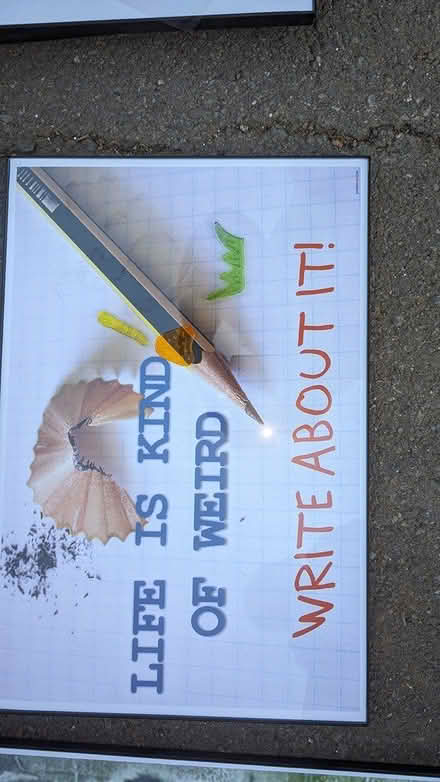 Photo of free dollarstore glass frames w/posters (morgan hill) #1