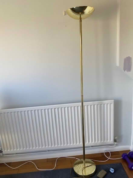 Photo of free Floor Lamp - gold coloured (Widford CM1) #1