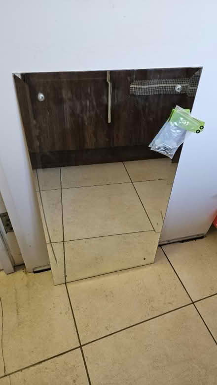 Photo of free Two bathroom mirrors, with fittings (PO19) #1