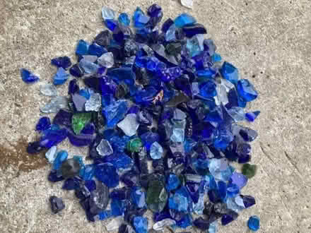 Photo of free Crushed blue glass (Cheadle Hulme SK8) #1