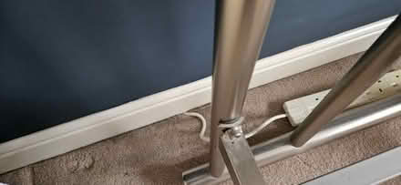 Photo of free King Sized Metal Bed Frame. (Woodhouse Mill S13) #1