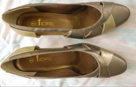 Photo of free Gold very slim fit shoes size 7 (Emsworth PO10) #3