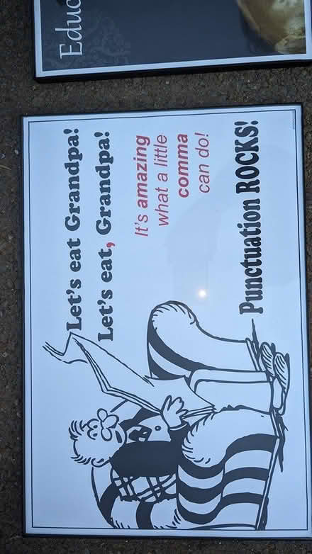 Photo of free dollarstore glass frames w/posters (morgan hill) #2