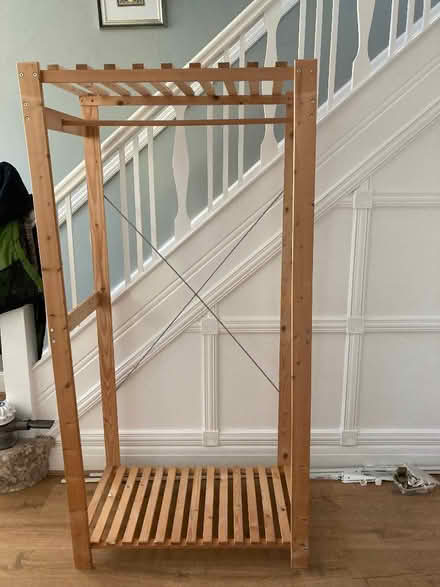 Photo of free Wooden Wardrobe Frame (Gorse Hill M32) #1
