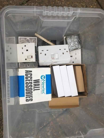 Photo of free Large Tub of Electrical items (Horsford NR10) #2