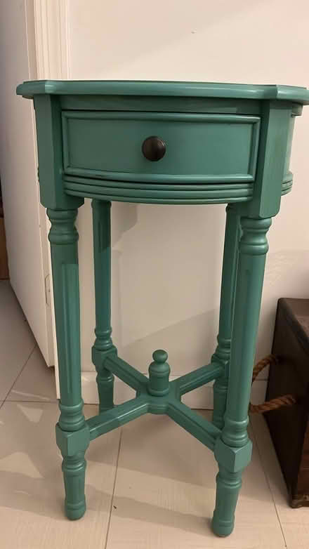 Photo of free Side table / Nightstand (Metropolitan - Lorimer Station) #1