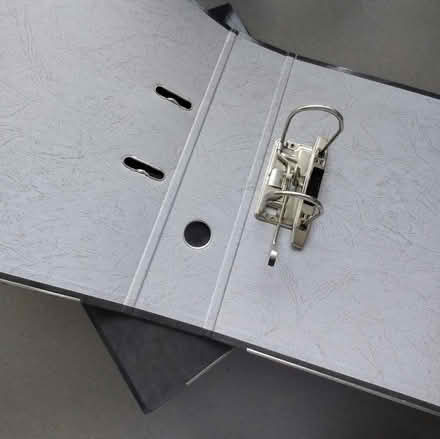 Photo of free 2 x Lever Arch files in black (Brookhouse LA2) #2