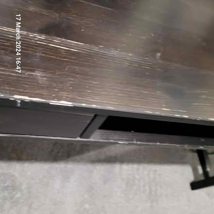 Photo of free Black wooden desk (E16) #2