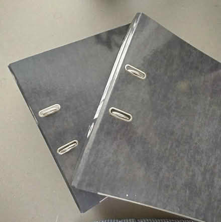 Photo of free 2 x Lever Arch files in black (Brookhouse LA2) #1