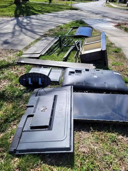 Photo of free King bed frame, old TVs (Olathe, KS) #4