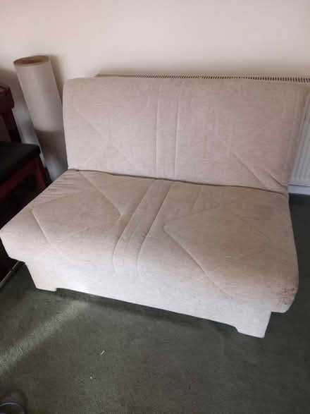 Photo of free Sofa bed (oat coloured) (Cosby LE9) #1