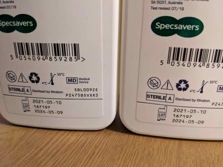 Photo of free 2x Multi-purpose contact lens solution & 3x lens cases (Kirkstall LS5) #1