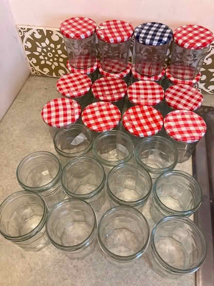 Photo of free Bonne Maman jars x 28+ (Kingsdown near Deal, Kent) #1