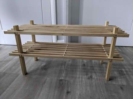 Photo of free Pine shoe rack (Broadwater Down TN2) #1