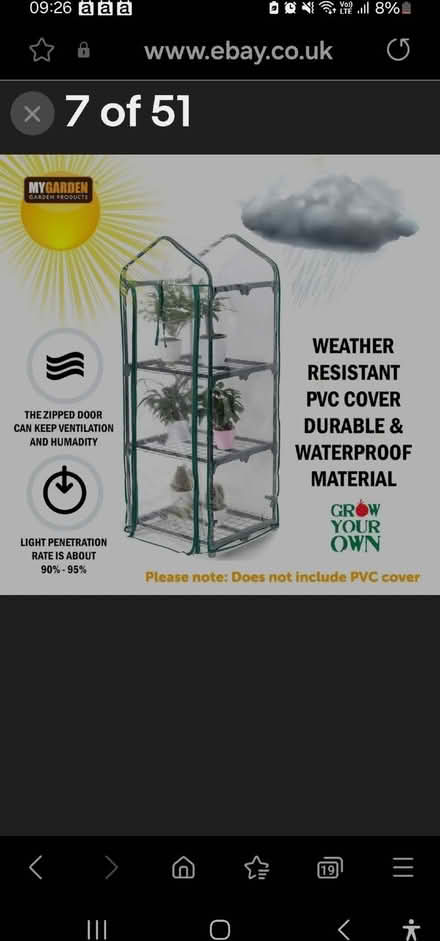 Photo of A mini greenhouse cover (IP1) #1