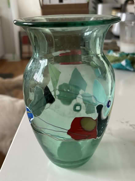 Photo of free Tiffany leaded glass vase (Glenview) #1