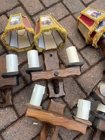 Photo of free Wooden light fittings (Halifax) #2