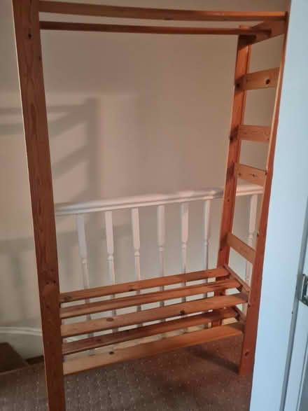 Photo of free Wooden temporary wardrobe (CH65) #1