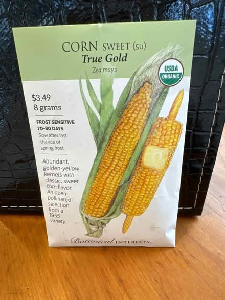 Photo of free Corn seeds 1 packet (Lexington center) #1