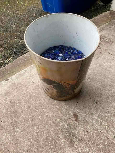 Photo of free Crushed blue glass (Cheadle Hulme SK8) #3