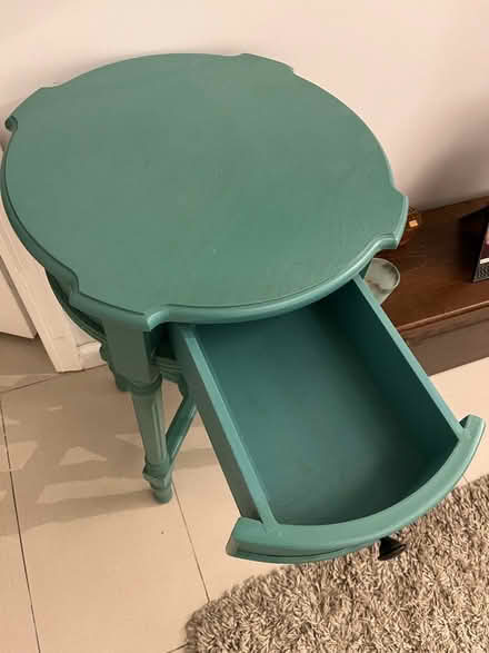 Photo of free Side table / Nightstand (Metropolitan - Lorimer Station) #2
