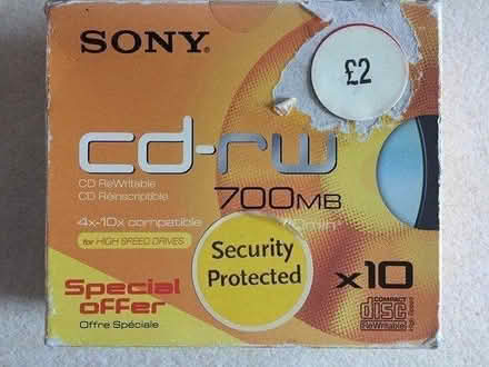 Photo of free 10 CD-Rws - High Speed Drives only (Dorking town centre) #1