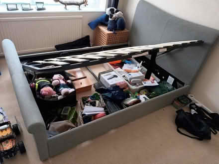 Photo of free Double bed frame with storage space (Woodley, Reading RG5) #2