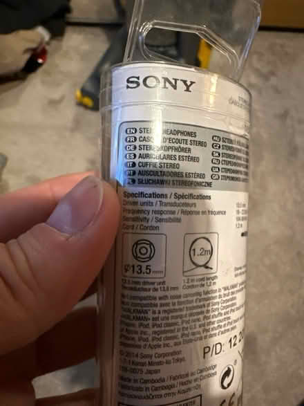 Photo of free Sony wired headphones (DL6 Brompton) #2