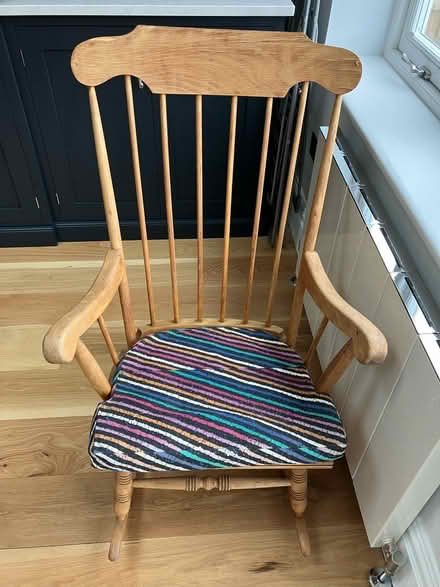 Photo of free Wooden rocking chair (Wimbledon) #1