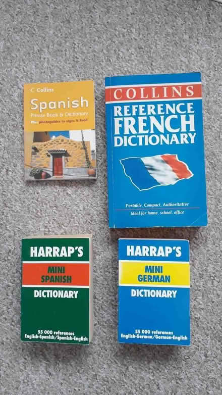 Photo of free Foreign dictionary. French, German, Spanish. (Steeple Barton OX7) #1