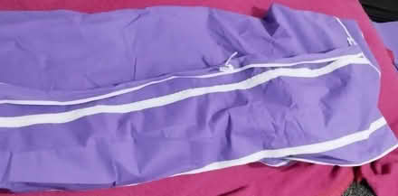 Photo of free Purple Fabric Wardrobe - needs to be put together (Doncaster DN1) #1