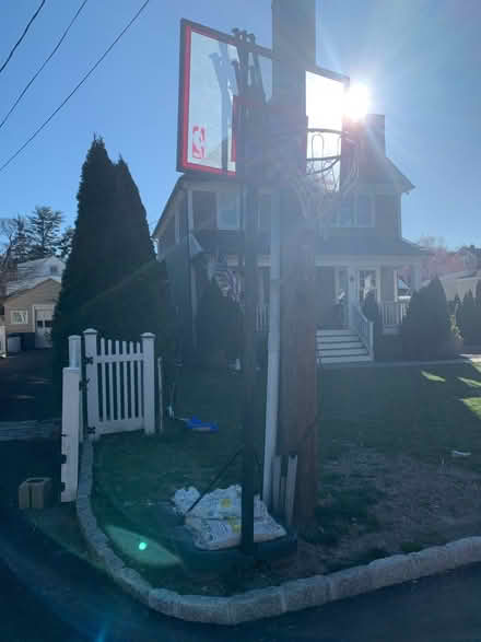 Photo of free Basketball hoop -adjustble, portabl (Greenwich CT) #2