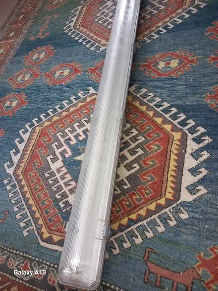 Photo of free heavy duty strip light with cover (Great Bedwyn SN8) #1
