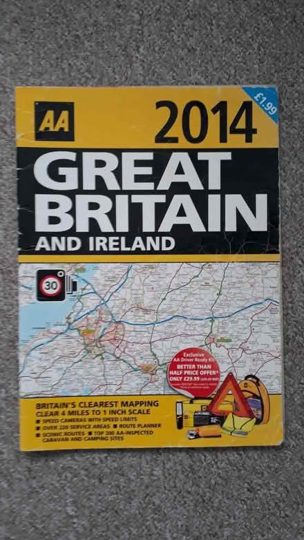 Photo of free Road atlas Great Britain (Steeple Barton OX7) #1