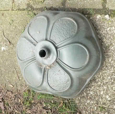 Photo of free green plastic parasol base (Breightmet BL2) #1