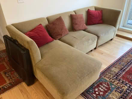 Photo of free Sofa with Chaise Lounge (Jamaica Plain) #2