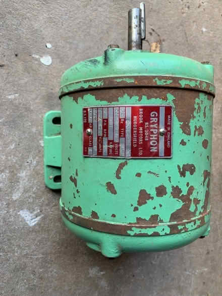 Photo of free Three phase electric motor. Can be wired for single. (Monkland HR6) #1