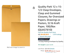 Photo of free 30 large yellow envelopes (morgan hill) #1